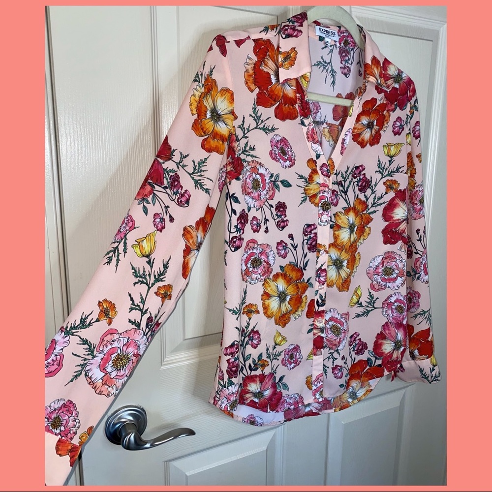 Express Portofino Blouse - Gorgeous Spring Colors!
